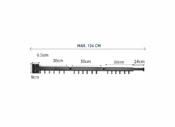 Galico Droogrekken|Inklapbaar wanddroogrek 124cm
