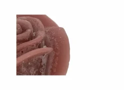 Kaars & Houder|Kaars Roses Sculptures M Ø12x10cm - rustiek - perzik