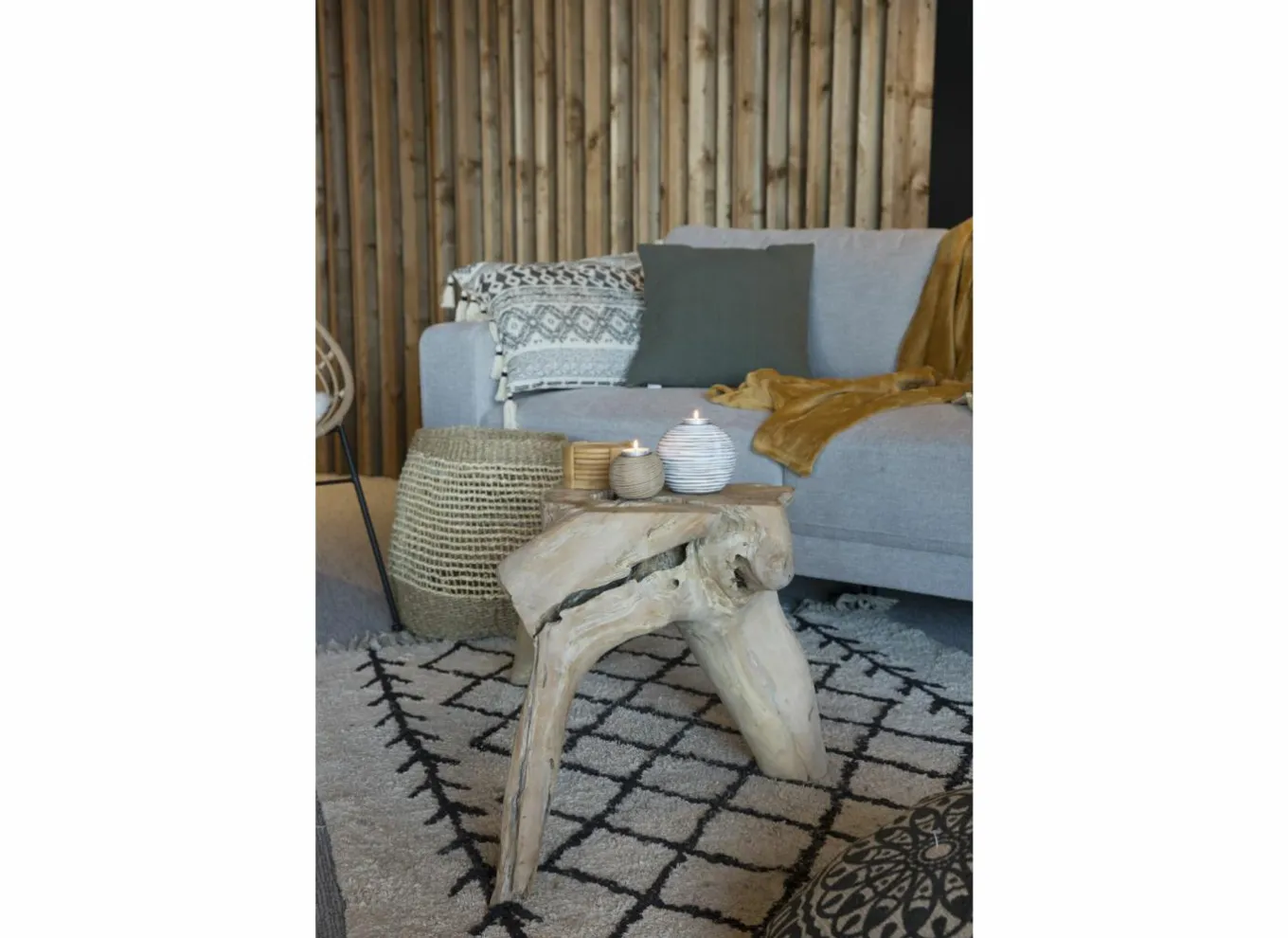 Herfstdecoratie|Kaars & Houder|Kaarsenhouder Blossom H6,5cm