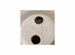 Kaarsenhouder Franyo H5cm beige wit- Kaars & Houder