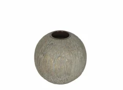 Kaars & Houder|Kaarsenhouder San H11cm grijs