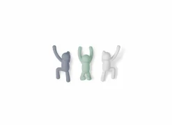 Umbra Kinderkapstokken|Wandkapstokken|Kapstok Buddy 7,6 cm, set van 3