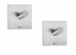 Zack Wandkapstokken|Wandkapstokken|Kapstok Peco 4cm set van 2