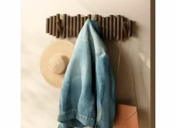 Kapstok Picket 8 Hook 61cm - walnoot- Wandkapstokken|Wandkapstokken