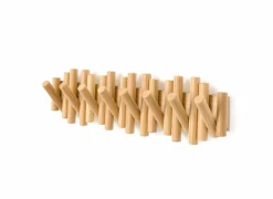 Kapstok Picket 8 Hook  61cm - naturel- Wandkapstokken|Wandkapstokken