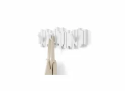 Umbra Wandkapstokken|Wandkapstokken|Kapstok Sticks Multi Hook 48,6cm - wit