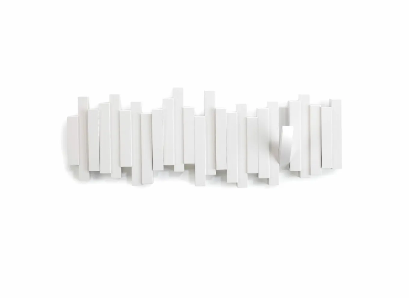 Umbra Wandkapstokken|Wandkapstokken|Kapstok Sticks Multi Hook 48,6cm - wit