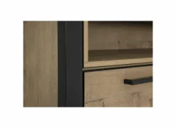 Kast Cronos 130x45x200cm - decor eik - naturel- Bijzetkasten|Bijzetkasten