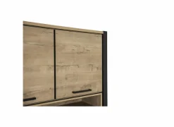Kast Cronos 130x45x200cm - decor eik - naturel- Bijzetkasten|Bijzetkasten