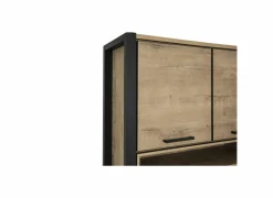 Kast Cronos 130x45x200cm - decor eik - naturel- Bijzetkasten|Bijzetkasten