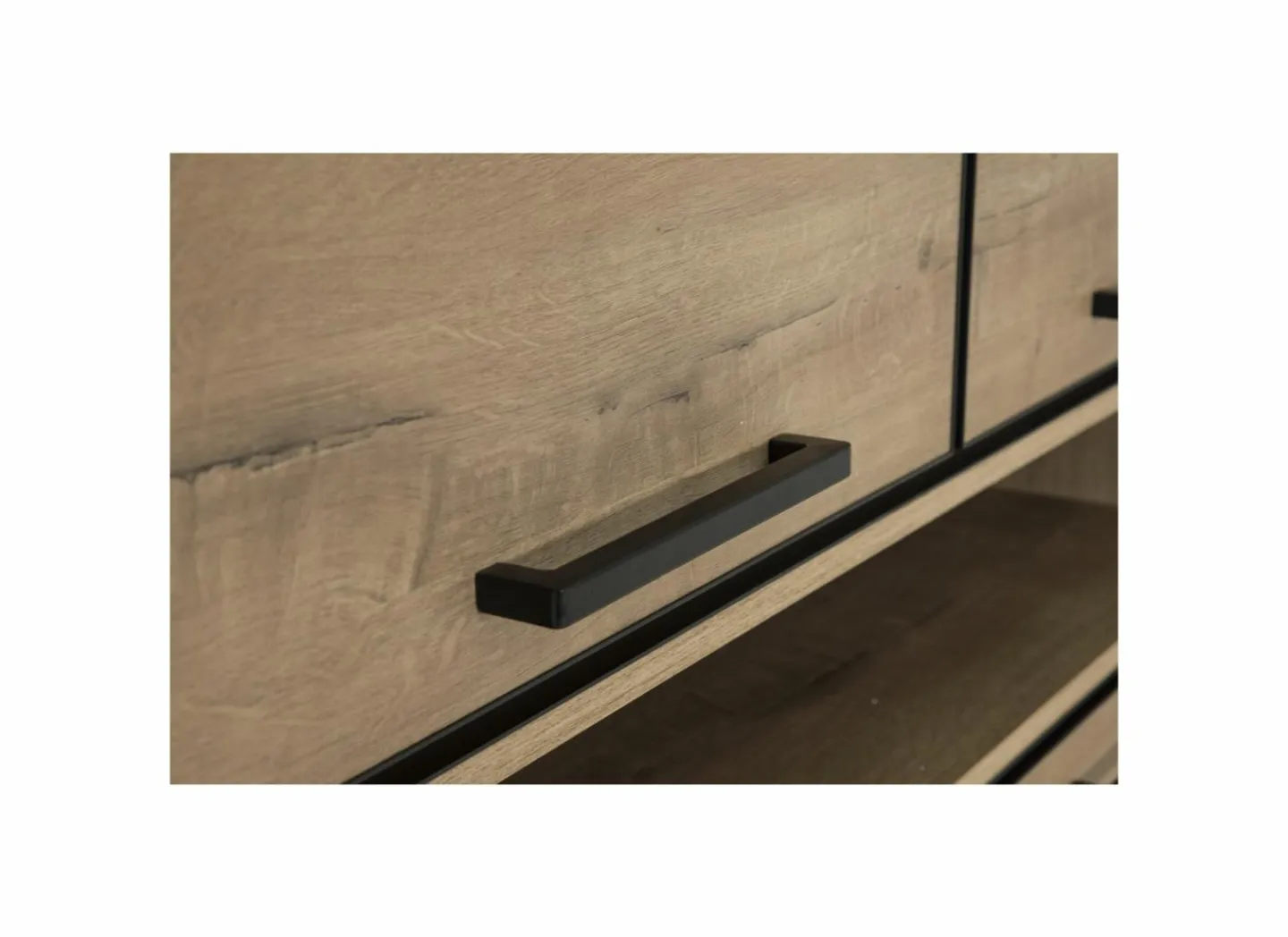 Kast Cronos 130x45x200cm - decor eik - naturel- Bijzetkasten|Bijzetkasten