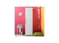 Kast Kaikoura 50cm - melamine - high gloss white- Bijzetkasten|Draaideurkast