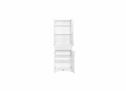 Bijzetkasten|Draaideurkast|Kast Picton 60cm - melamine - high gloss white