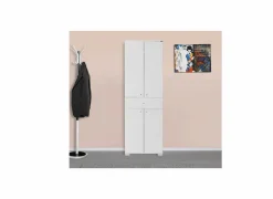 Bijzetkasten|Draaideurkast|Kast Picton 60cm - melamine - high gloss white