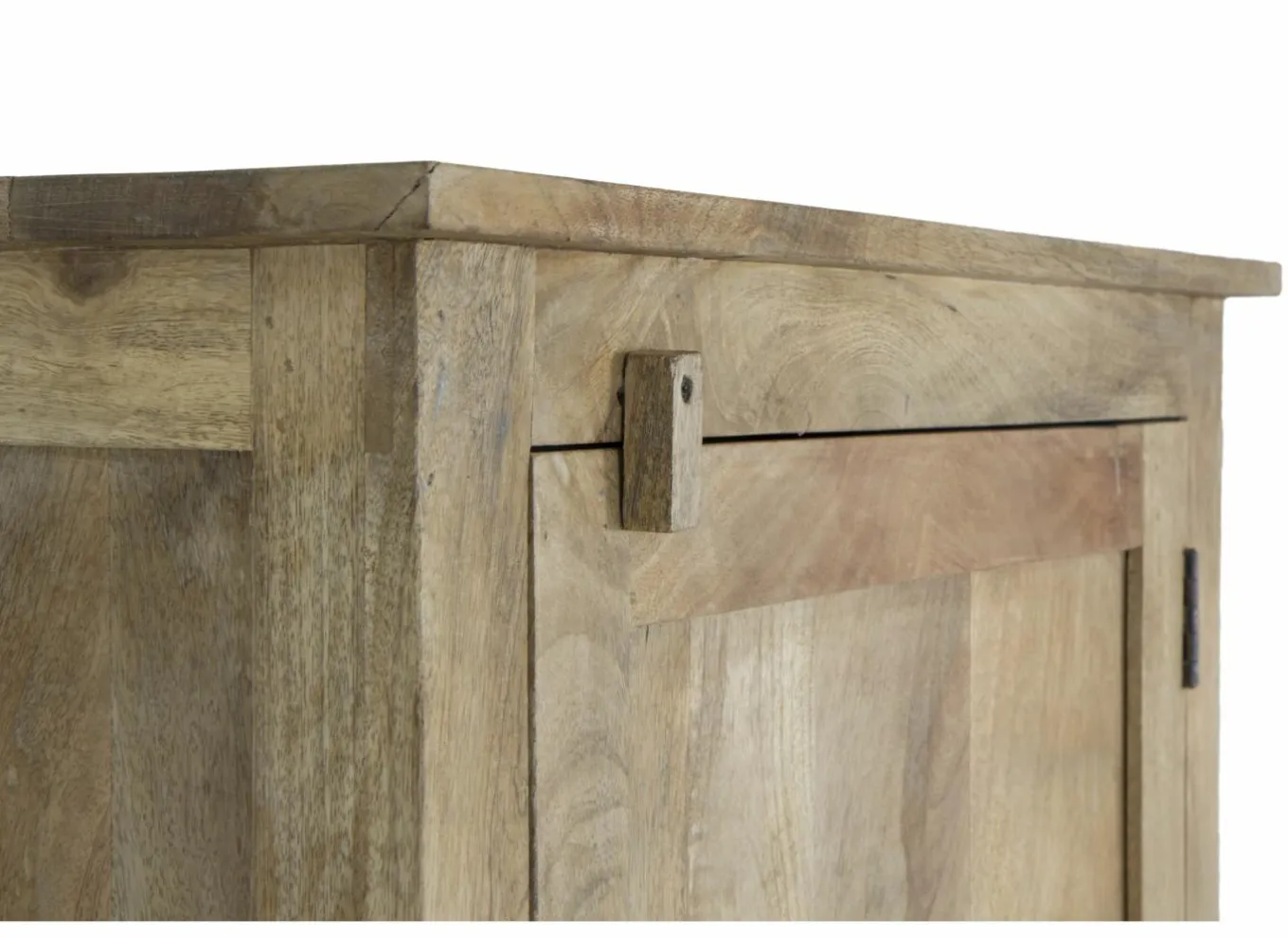 Bijzetkasten|Bijzetkasten|Kast Quinoa 75x40x178cm - mango massief - naturel