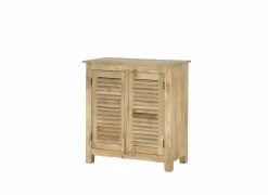 Kast Rosas 90x40x90cm - mango massief - naturel- Bijzetkasten|Commode