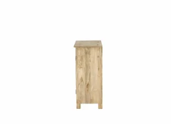 Kast Rosas 90x40x90cm - mango massief - naturel- Bijzetkasten|Commode