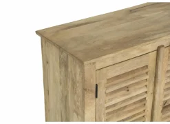 Kast Rosas 90x40x90cm - mango massief - naturel- Bijzetkasten|Commode