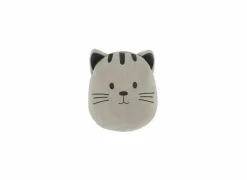 Kersenpitkussen Kitty 22x25cm grijs- Energie Besparen|Warmwaterkruiken En Kersenpitkussens