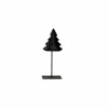 Kerstdecoratie|Decoratieve Accessoires|Kerstboom op voet H40cm - hout massief & metaal - zwart