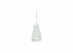 Kerstboom Veren H15cm wit- Kerstdecoratie|Decoratieve Accessoires
