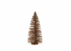 Kerstboom Ø20x48cm - hout - bruin- Kerstdecoratie