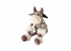 Kerstdecoratie|Kerstdecoratie Knuffel Vala Koe H28cm
