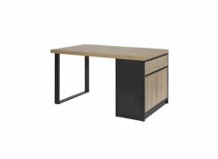 Keukeneiland Ilotfon 170x100cm - melamine - french oak & nox- Keukentafels