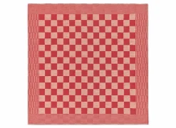 Tiseco Keukenhanddoeken|Keukenhanddoeken|Keukenhanddoek BBQ 65x65cm - katoen - rood