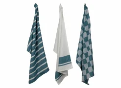 Cosy & Trendy Keukenhanddoeken|Keukenhanddoeken|Keukenhanddoek Stoff 70x50cm - katoen - groen set van 3