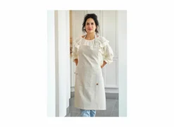 Cosy & Trendy Keukenschort Stoff 33x20cm - katoen - zand- Schorten