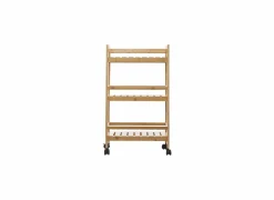 Keukentrolleys|Keukentrolleys|Keukentrolley Linha 45x22x80cm - bamboe - beige