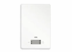 Wegen & Meten|Keukenweegschaal Julia 23x15cm - kunststof & glas - wit