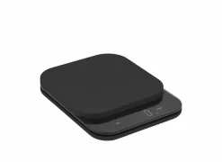 Keukenweegschaal 16,5x20,3cm zwart- Wegen & Meten