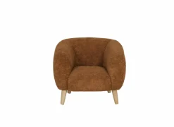 Kindermeubelen|Kinderfauteuil Hush 54x44x41cm - polyestervezel - cognac