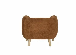 Kindermeubelen|Kinderfauteuil Hush 54x44x41cm - polyestervezel - cognac
