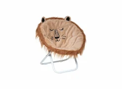 Kinderdecoratie|Kindermeubelen|Kinderfauteuil Leeuw stof multicolor