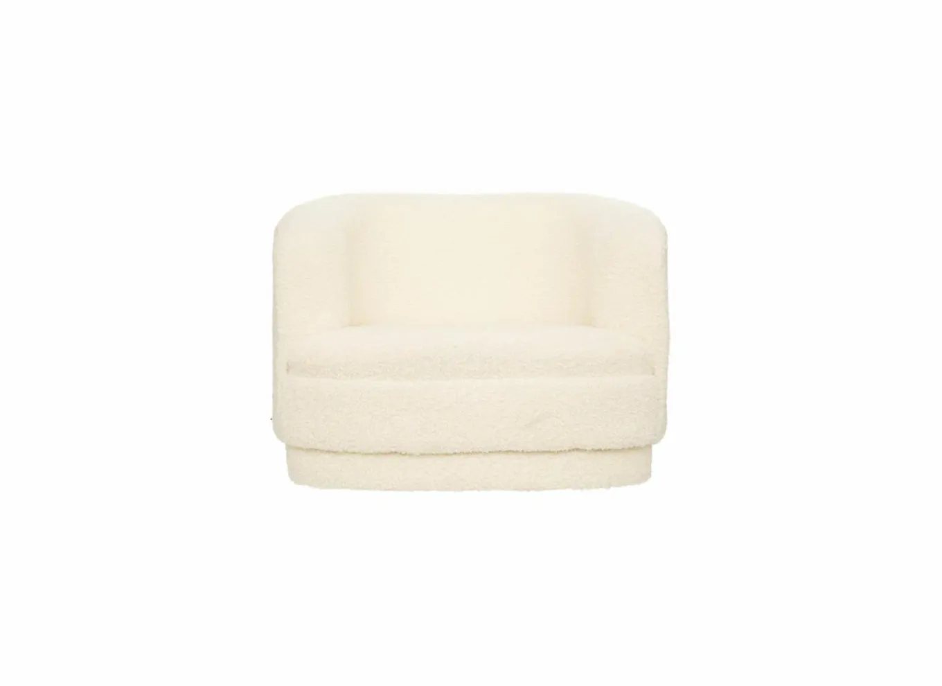 Kindermeubelen|Kinderfauteuil Sky bouclé wit