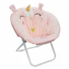 Kinderdecoratie|Kindermeubelen|Kinderfauteuil Unicorn stof roze