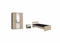 Kinderkamer Cariba met bed 90x200cm - kleerkast 135cm en 1 nachtkastje- Complete Kinderkamers|Complete Kinderkamers