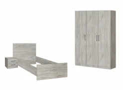 Complete Kinderkamers|Complete Kinderkamers|Kinderkamer Elmo met bed 90x200cm - kleerkast 120cm en 1 nachtkastje