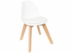 Kindermeubelen|Kinderstoel Baya 55x31x38,5cm - kunststof - wit