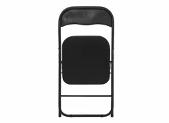 Klapstoel ZH43cm - metaal & PVC - zwart- Klapstoelen