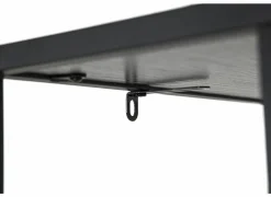 Kledingrekken|Kledingrekken|Kledingrek Gallo 90x40x178cm - melamine & metaal - zwart