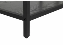 Kledingrekken|Kledingrekken|Kledingrek Gallo 90x40x178cm - melamine & metaal - zwart