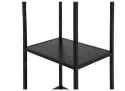 Kledingrekken|Kledingrekken|Kledingrek Gallo 90x40x178cm - melamine & metaal - zwart