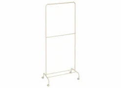 Kledingrek Liny 81x44,5x179,5cm - staal - beige- Kledingrekken|Kledingrekken