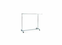 Kledingrek Populina  143/228x50x133/218cm - metaal - zilver- Kledingrekken|Kledingrekken