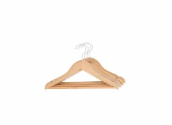 Kleerhanger 30x19cm - hout - naturel set van 4- Kleerhangers|Kleerhangers