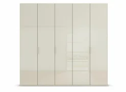 Kleerkast 250cm - decor & glas - champagne- Draaideurkast|Draaideurkast